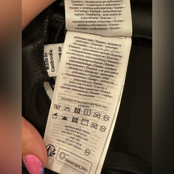 Noisy May pleather skinny pants black XL - Picture 4 of 8